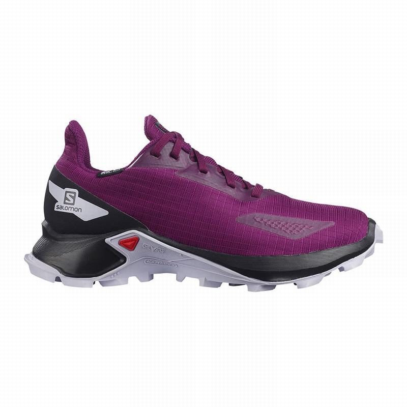 Chaussures De Trail Running Salomon Enfant Violette / Noir - Salomon ALPHACROSS BLAST CLIMASALOMON™